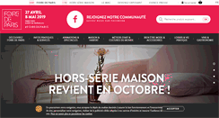 Desktop Screenshot of foiredeparis.fr